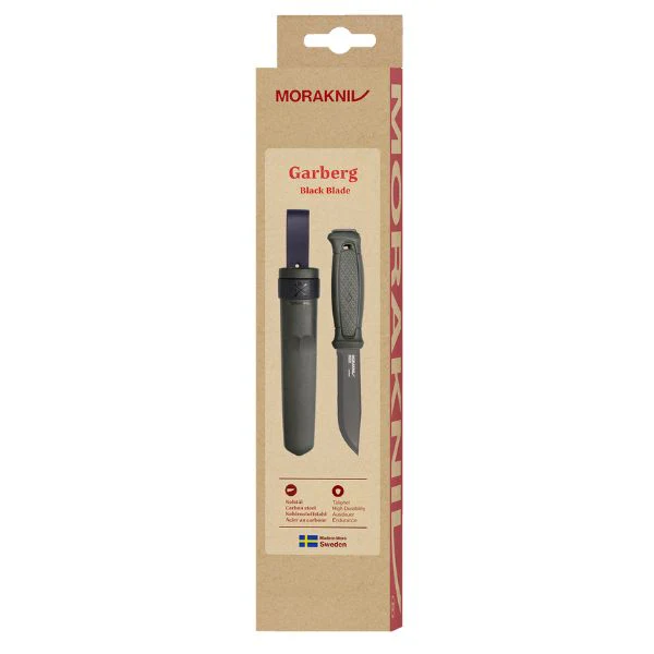 Garberg Black Blade with Polymer Sheath © Green - Image 2