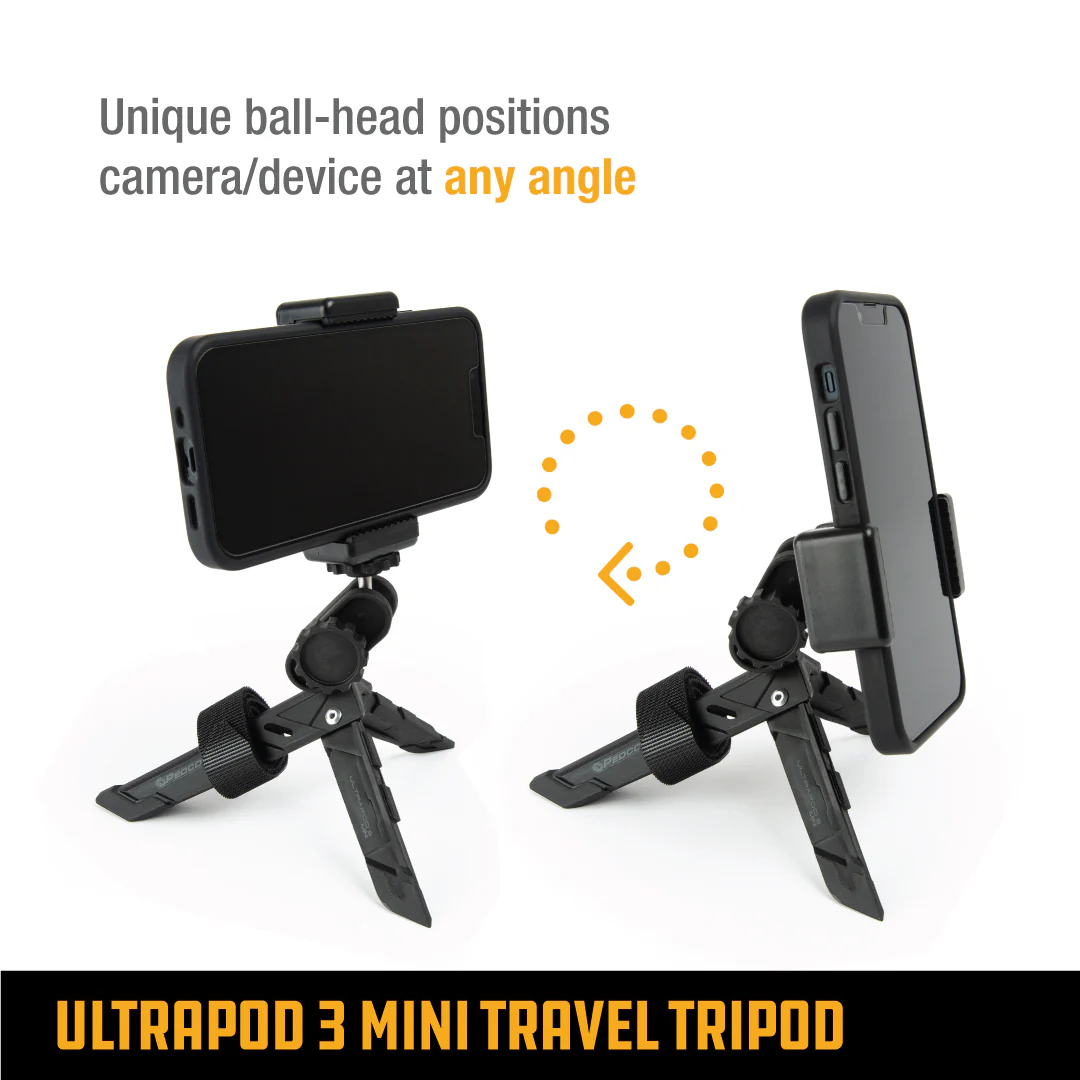 ULTRAPOD 3 MINI TRAVEL TRIPOD W/ PHONE MOUNT - Image 3