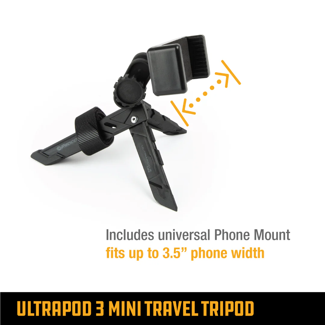 ULTRAPOD 3 MINI TRAVEL TRIPOD W/ PHONE MOUNT - Image 4