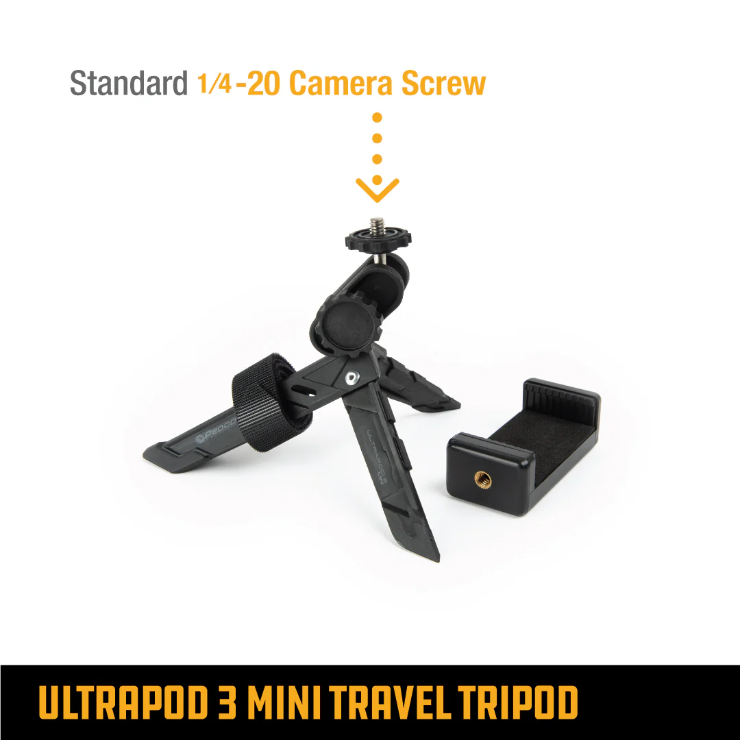 ULTRAPOD 3 MINI TRAVEL TRIPOD W/ PHONE MOUNT - Image 6